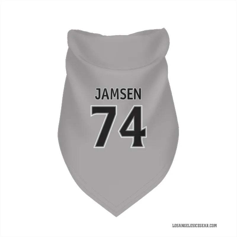 Aatu Jamsen  Gray Los Angeles Kings  Cat & Dog Pet Bandana