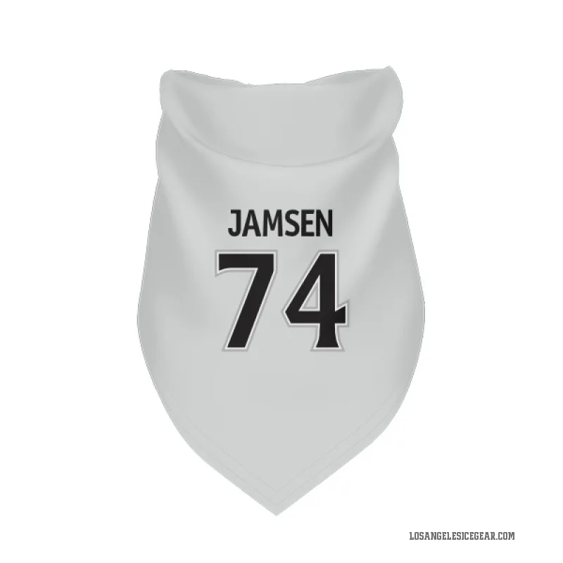 Aatu Jamsen  White Los Angeles Kings  Cat & Dog Pet Bandana