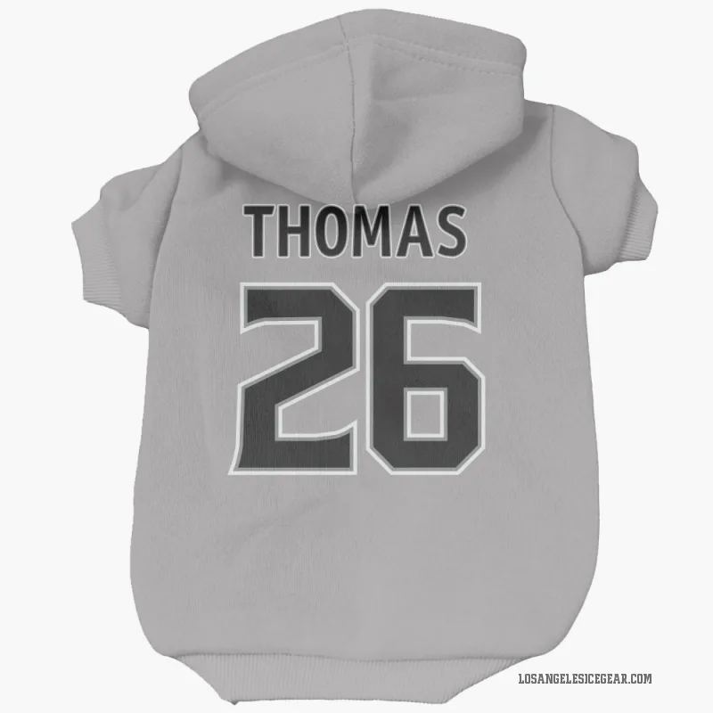 Akil Thomas  Gray Los Angeles Kings  Cat & Dog Pet Hoodie