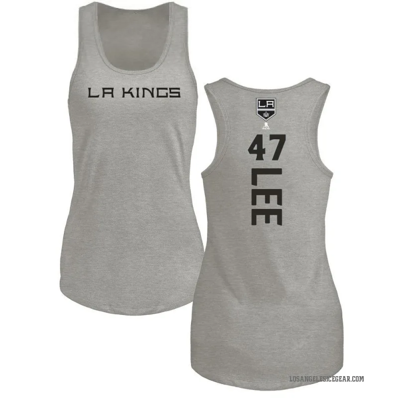 Andre Lee Women's Ash Los Angeles Kings Backer Tank Top -