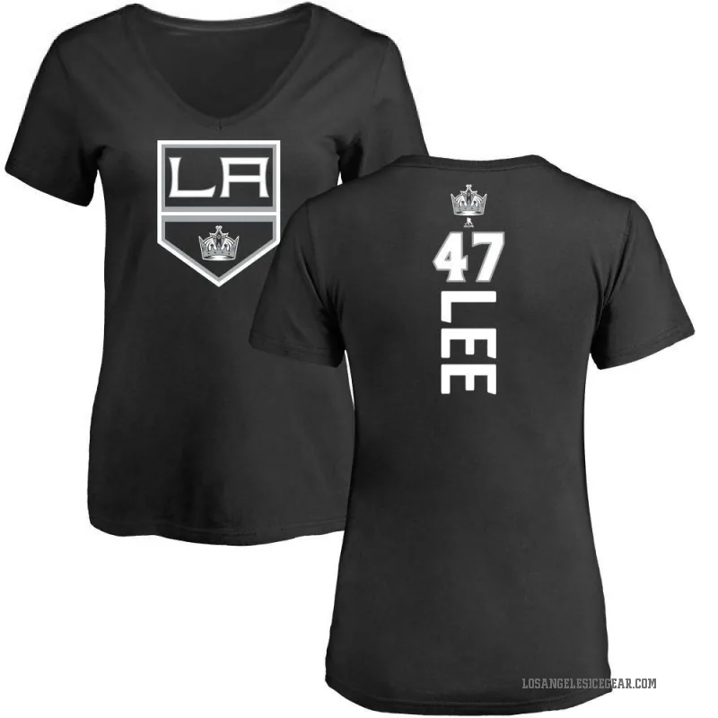 Andre Lee Women's Black Los Angeles Kings Backer T-Shirt -