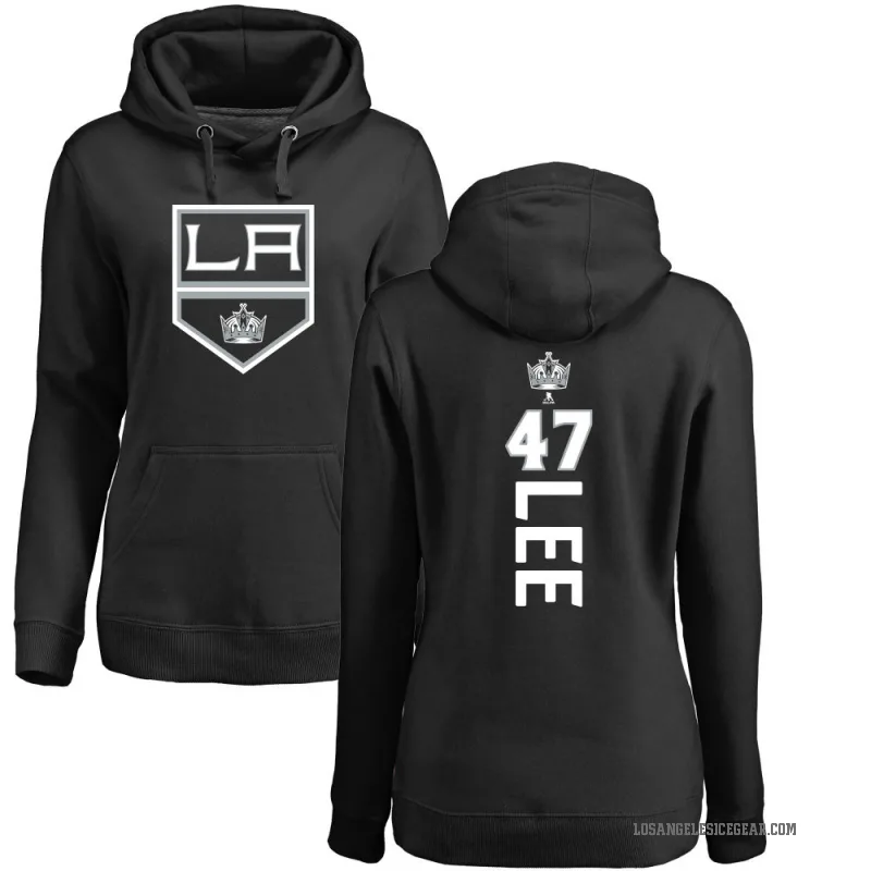 Andre Lee Women's Black Los Angeles Kings Branded Backer Pullover Hoodie