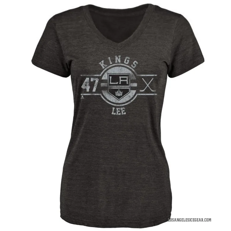 Andre Lee Women's Black Los Angeles Kings Insignia T-Shirt -