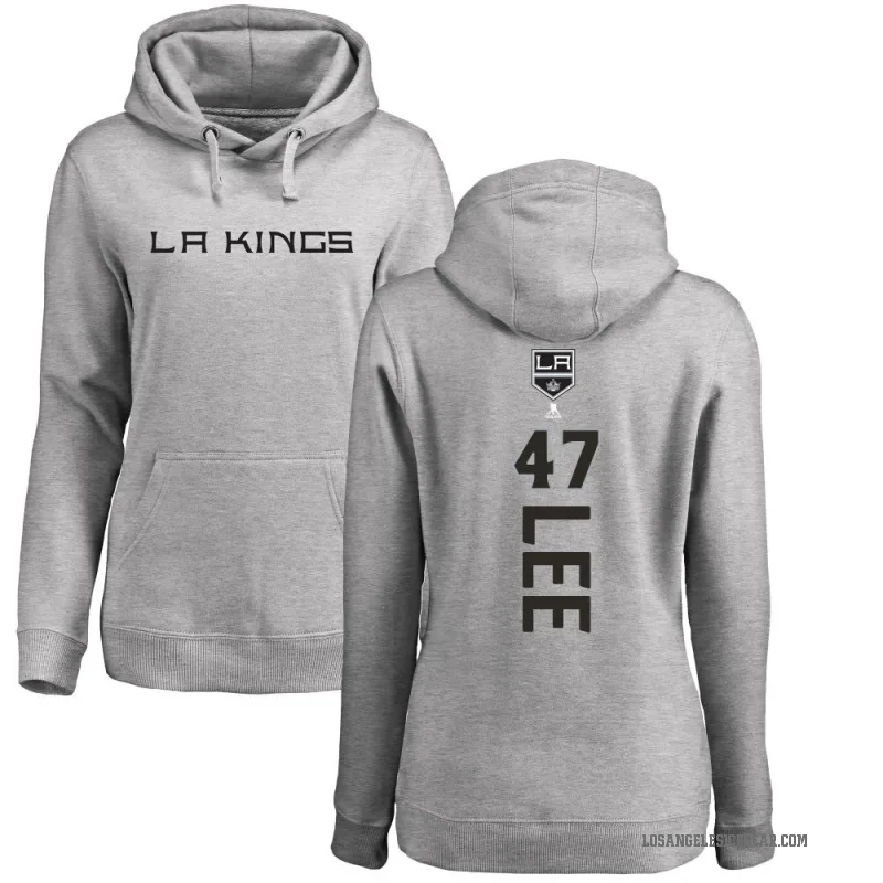 Andre Lee Women's Los Angeles Kings Branded Ash Backer Pullover Hoodie
