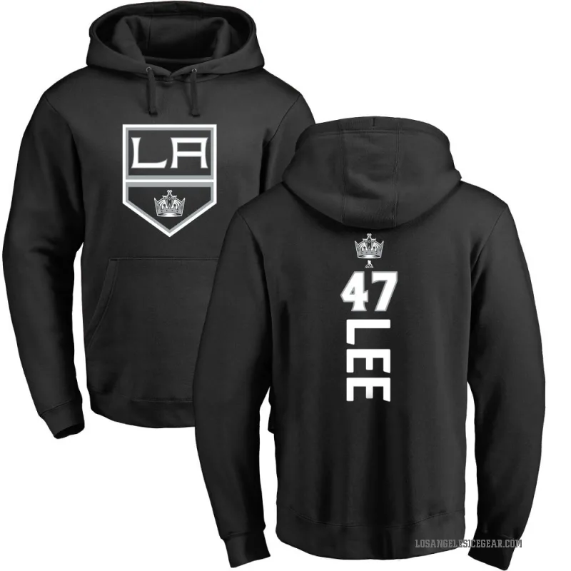 Andre Lee Youth Black Los Angeles Kings Branded Backer Pullover Hoodie