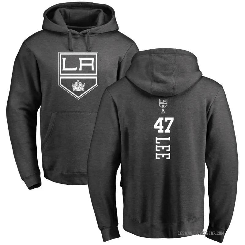 Andre Lee Youth Charcoal Los Angeles Kings Branded One Color Backer Pullover Hoodie