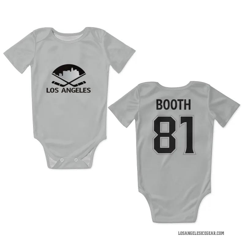 Angus Booth  White Los Angeles Kings  Newborn & Infant Bodysuit