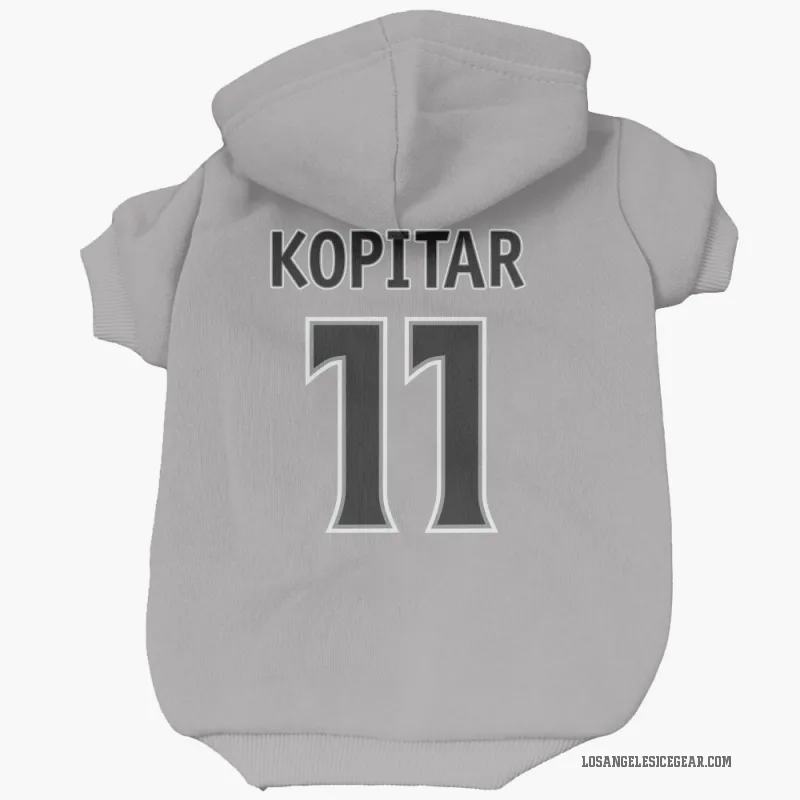 Anze Kopitar Gray Los Angeles Kings Cat & Dog Pet Hoodie