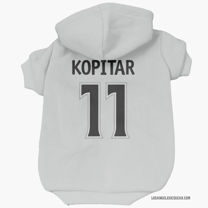 Anze Kopitar White Los Angeles Kings Cat & Dog Pet Hoodie