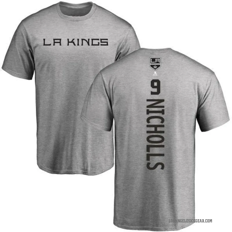 Bernie Nicholls Youth Ash Los Angeles Kings Backer T-Shirt -