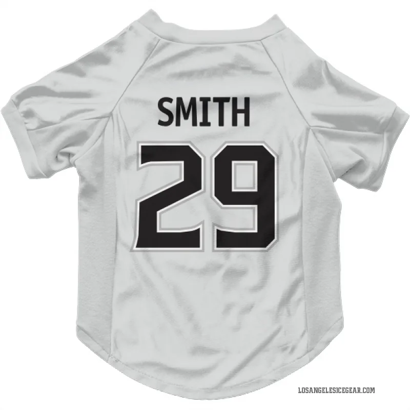 Billy Smith  White Los Angeles Kings  Cat & Dog Pet Jersey