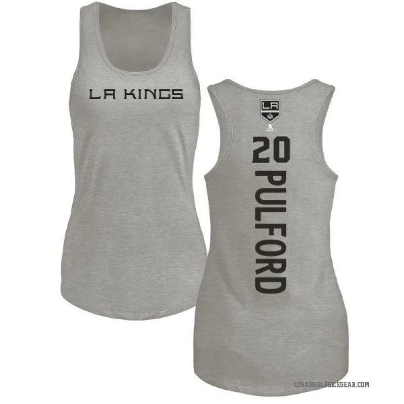 Bob Pulford Women's Ash Los Angeles Kings Backer Tank Top -