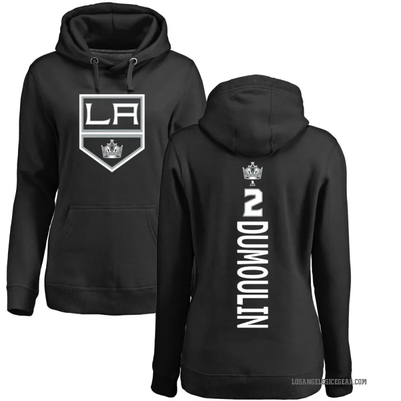 Brian Dumoulin Women's Black Los Angeles Kings Branded Backer Pullover Hoodie