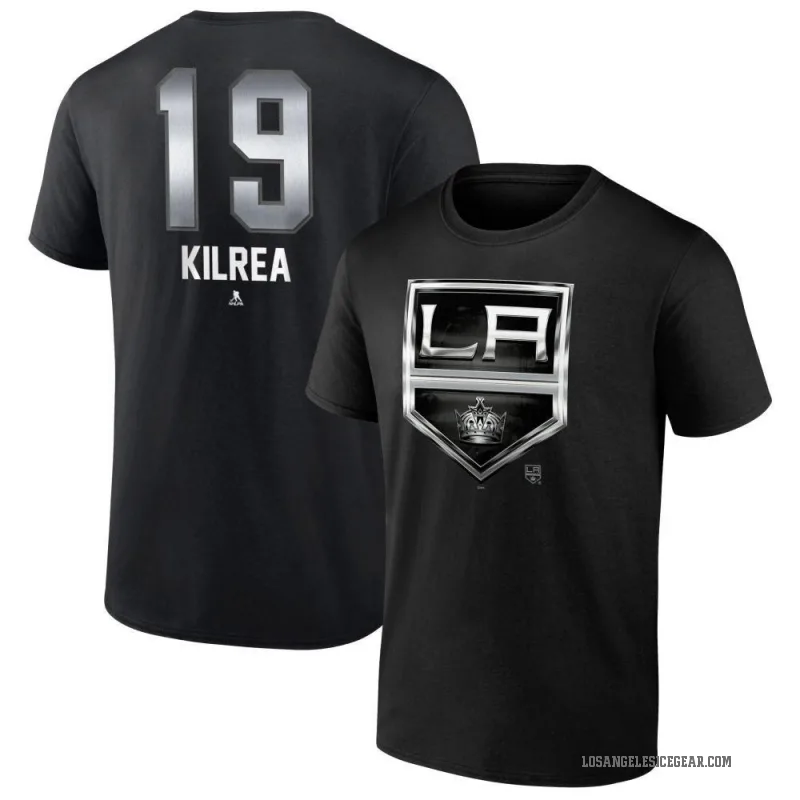 Brian Kilrea Youth Black Los Angeles Kings Midnight Mascot Logo T-Shirt