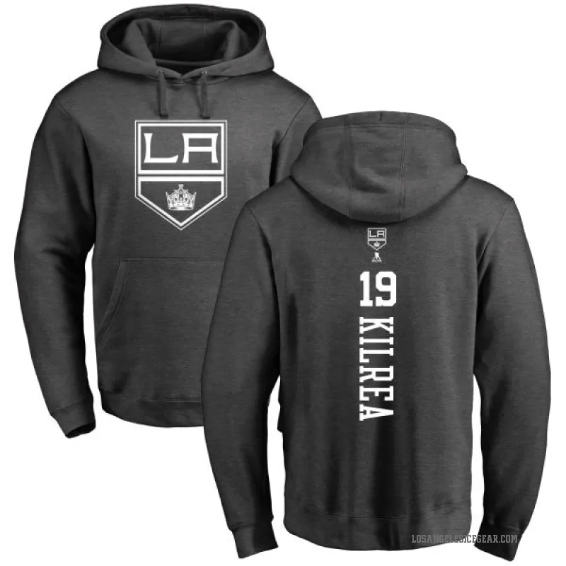Brian Kilrea Youth Charcoal Los Angeles Kings Branded One Color Backer Pullover Hoodie