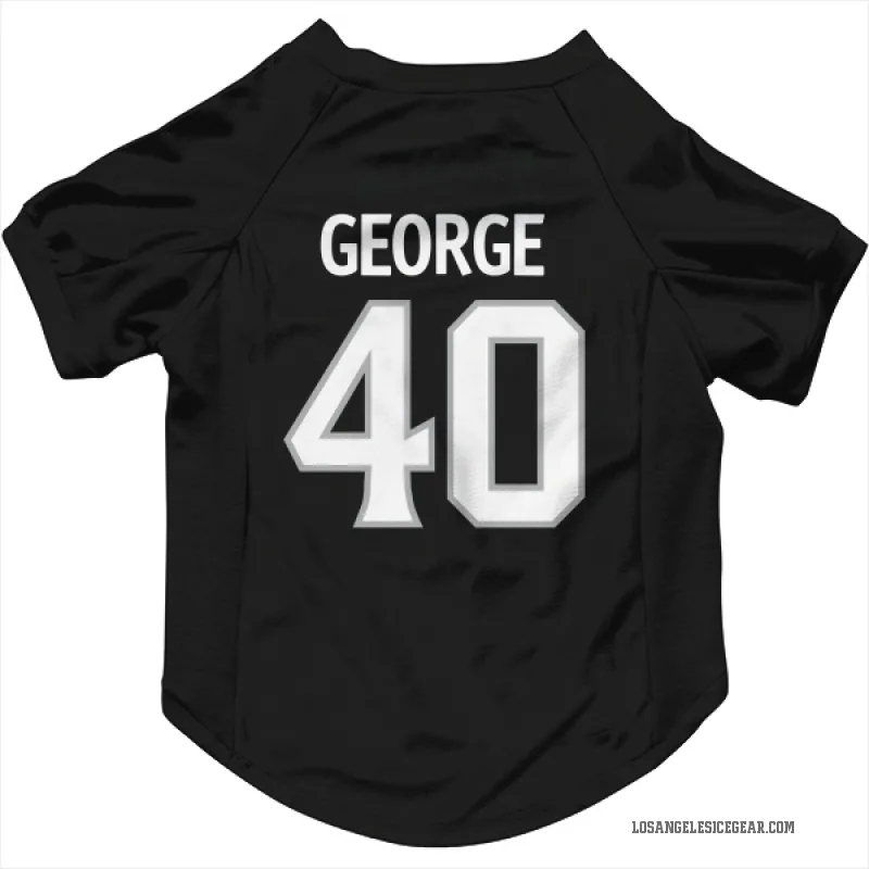 Carter George  Black Los Angeles Kings  Cat & Dog Pet Jersey