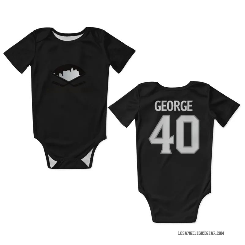 Carter George  Black Los Angeles Kings  Newborn & Infant Bodysuit