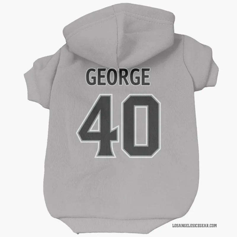 Carter George  Gray Los Angeles Kings  Cat & Dog Pet Hoodie