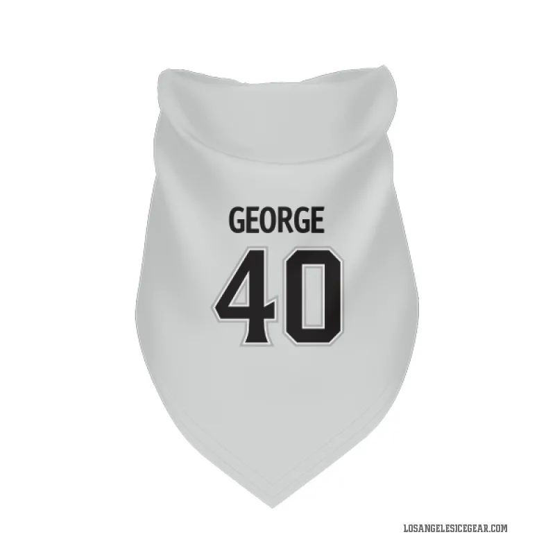 Carter George  White Los Angeles Kings  Cat & Dog Pet Bandana