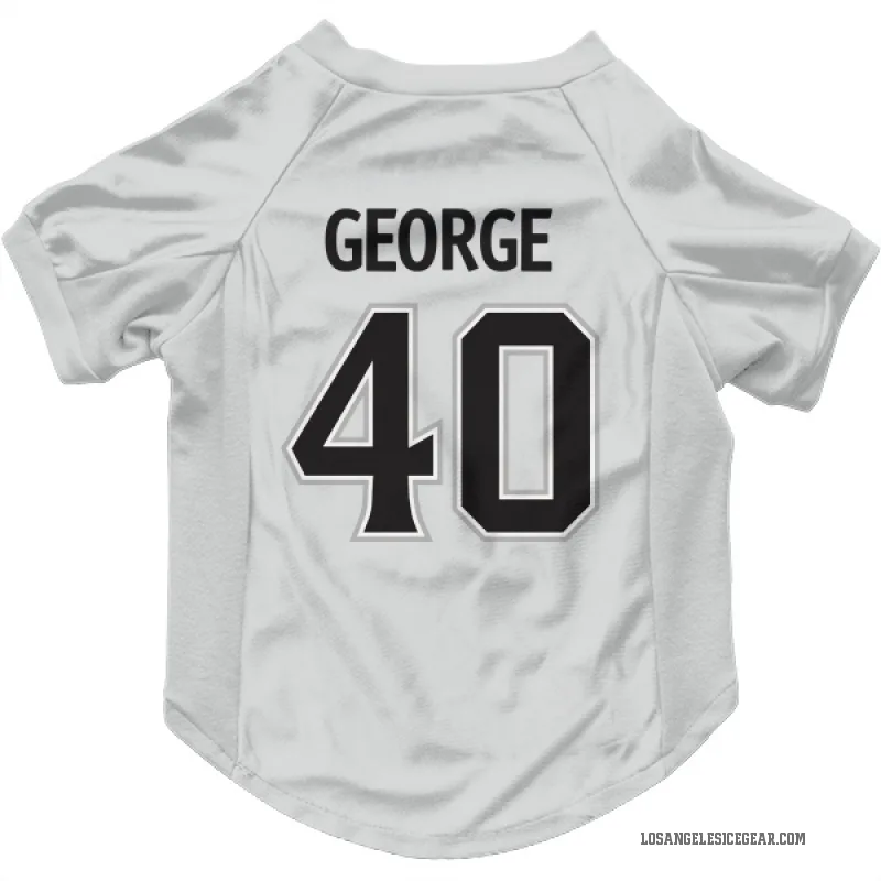 Carter George  White Los Angeles Kings  Cat & Dog Pet Jersey
