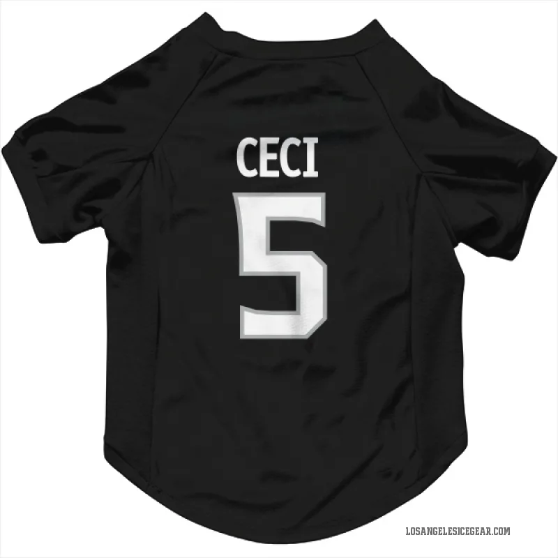 Cody Ceci  Black Los Angeles Kings  Cat & Dog Pet Jersey