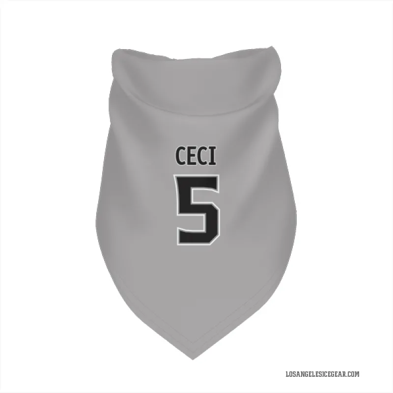Cody Ceci  Gray Los Angeles Kings  Cat & Dog Pet Bandana