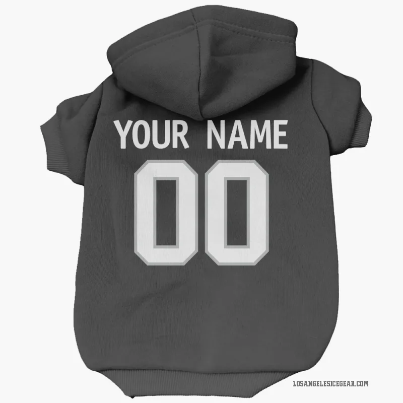 Custom  Black Los Angeles Kings   Cat & Dog Pet Hoodie