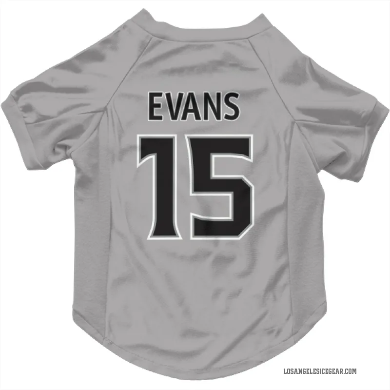 Daryl Evans  Gray Los Angeles Kings  Cat & Dog Pet Jersey