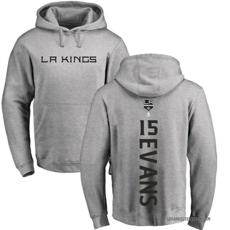 Daryl Evans Youth Los Angeles Kings Branded Ash Backer Pullover Hoodie