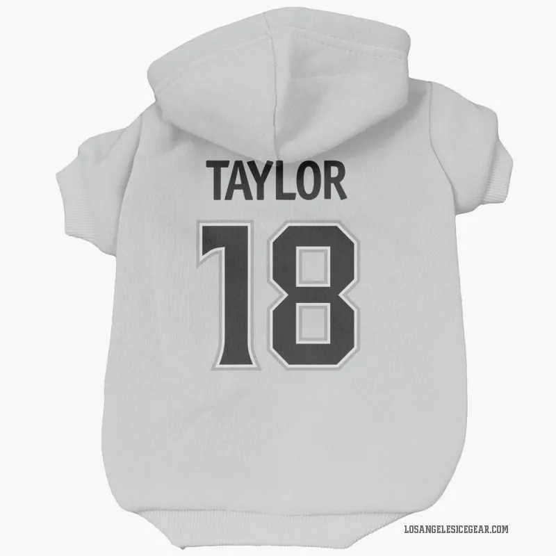 Dave Taylor  White Los Angeles Kings  Cat & Dog Pet Hoodie