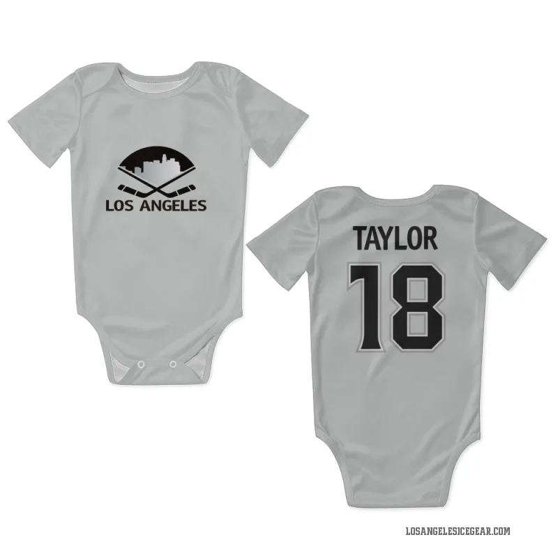 Dave Taylor  White Los Angeles Kings  Newborn & Infant Bodysuit