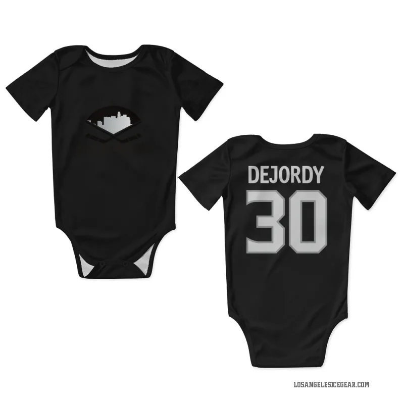 Denis Dejordy  Black Los Angeles Kings  Newborn & Infant Bodysuit