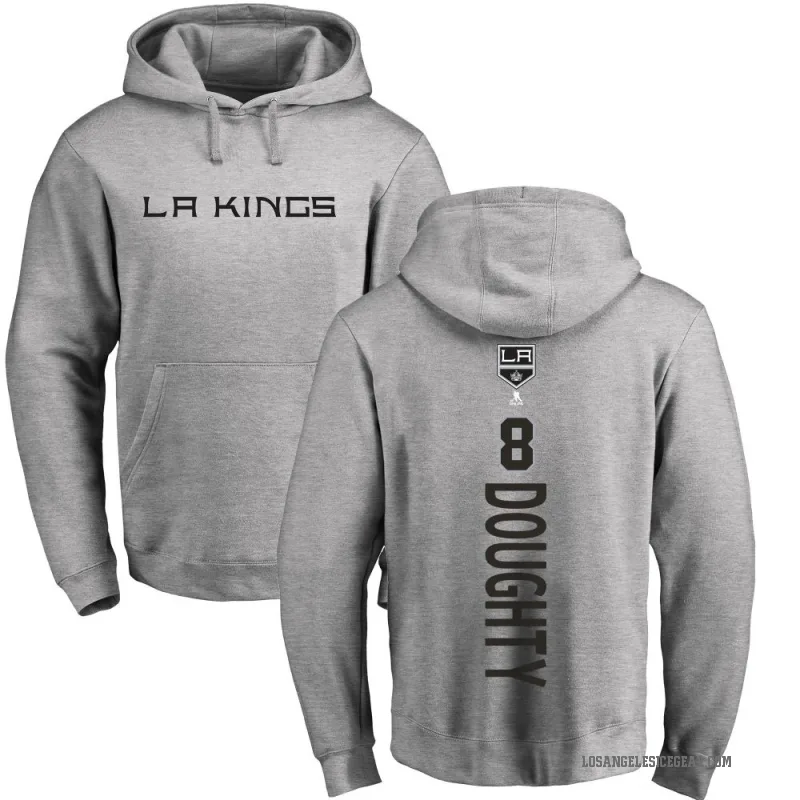 Drew Doughty Youth Los Angeles Kings Branded Ash Backer Pullover Hoodie