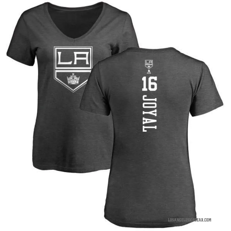 Eddie Joyal Women's Charcoal Los Angeles Kings One Color Backer T-Shirt -