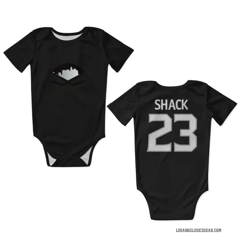 Eddie Shack  Black Los Angeles Kings  Newborn & Infant Bodysuit