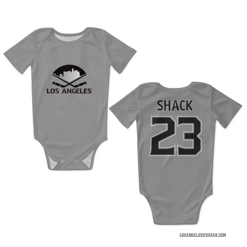 Eddie Shack  Gray Los Angeles Kings  Newborn & Infant Bodysuit
