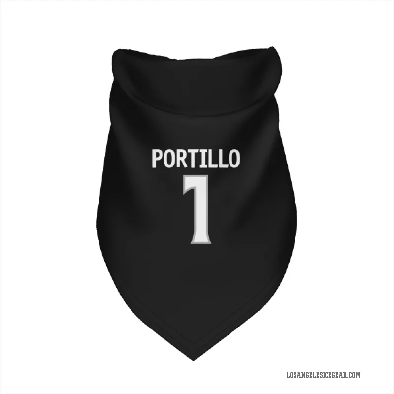 Erik Portillo  Black Los Angeles Kings  Cat & Dog Pet Bandana