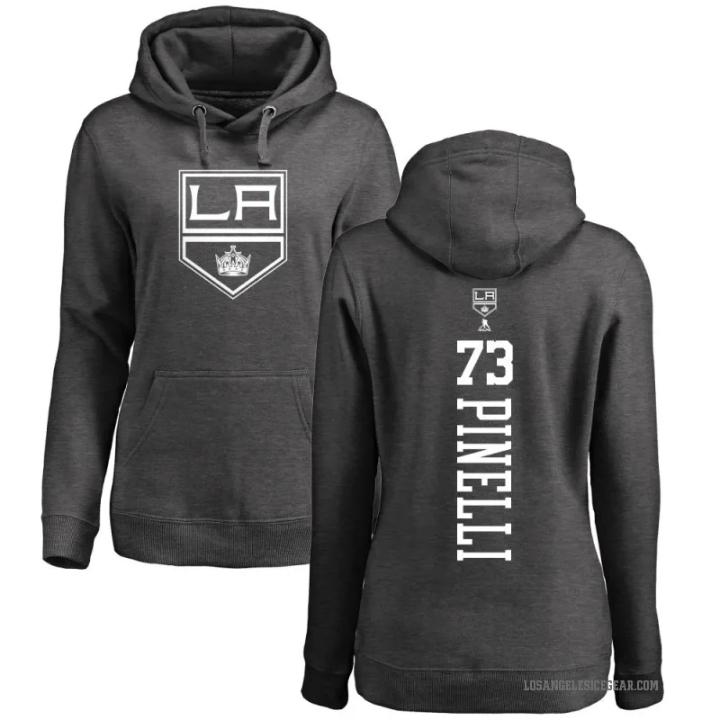 Francesco Pinelli Women's Charcoal Los Angeles Kings Branded One Color Backer Pullover Hoodie