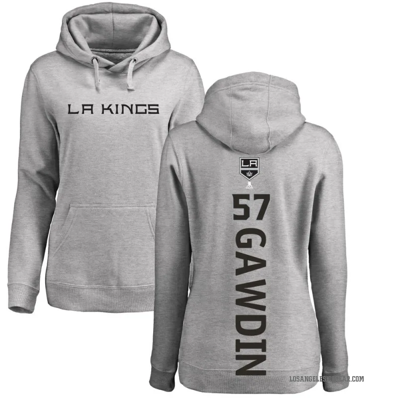 Glenn Gawdin Women's Los Angeles Kings Branded Ash Backer Pullover Hoodie