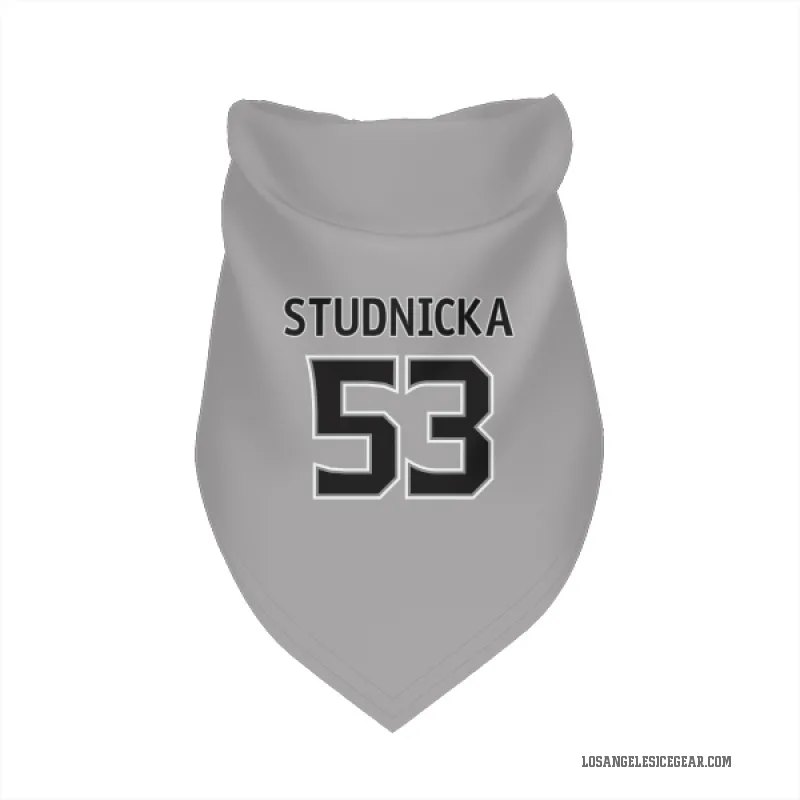 Jack Studnicka  Gray Los Angeles Kings  Cat & Dog Pet Bandana