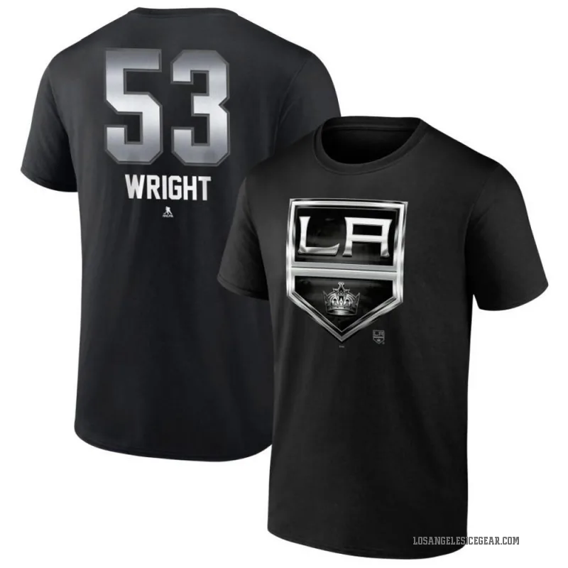 Jared Wright Men's Black Los Angeles Kings Midnight Mascot Logo T-Shirt
