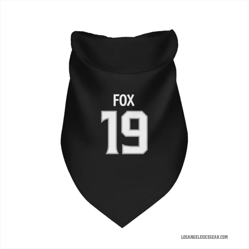 Jim Fox  Black Los Angeles Kings  Cat & Dog Pet Bandana