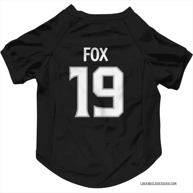 Jim Fox  Black Los Angeles Kings  Cat & Dog Pet Jersey