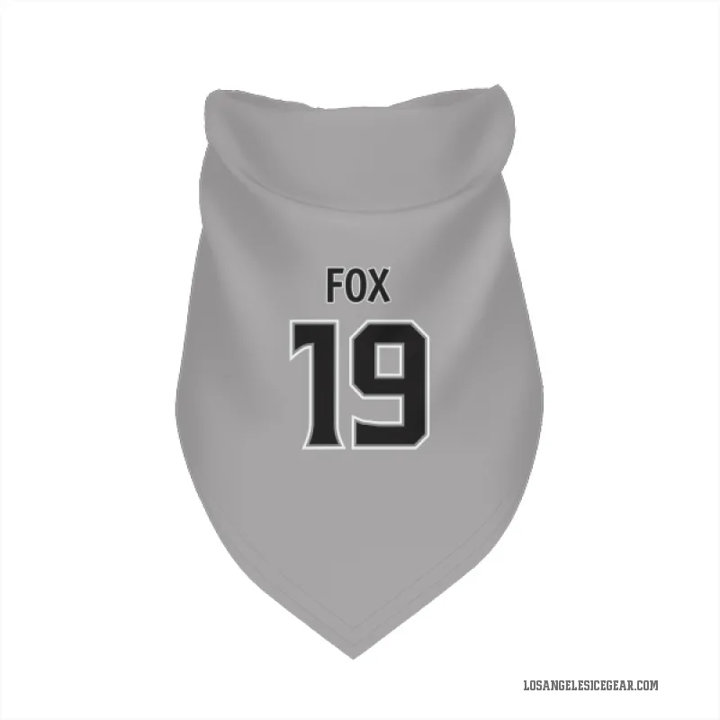 Jim Fox  Gray Los Angeles Kings  Cat & Dog Pet Bandana