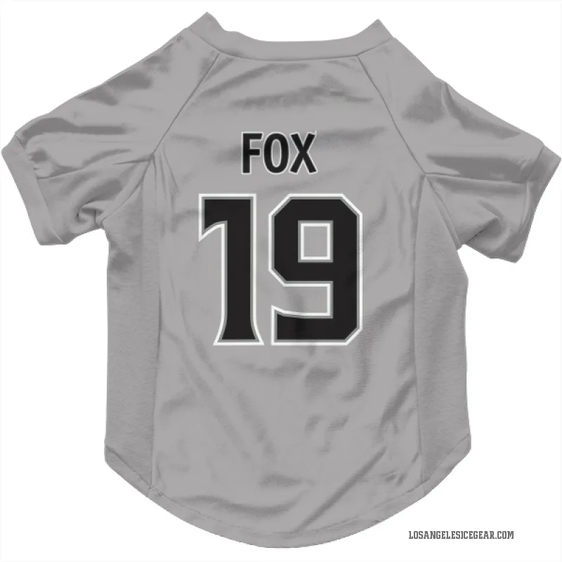 Jim Fox  Gray Los Angeles Kings  Cat & Dog Pet Jersey
