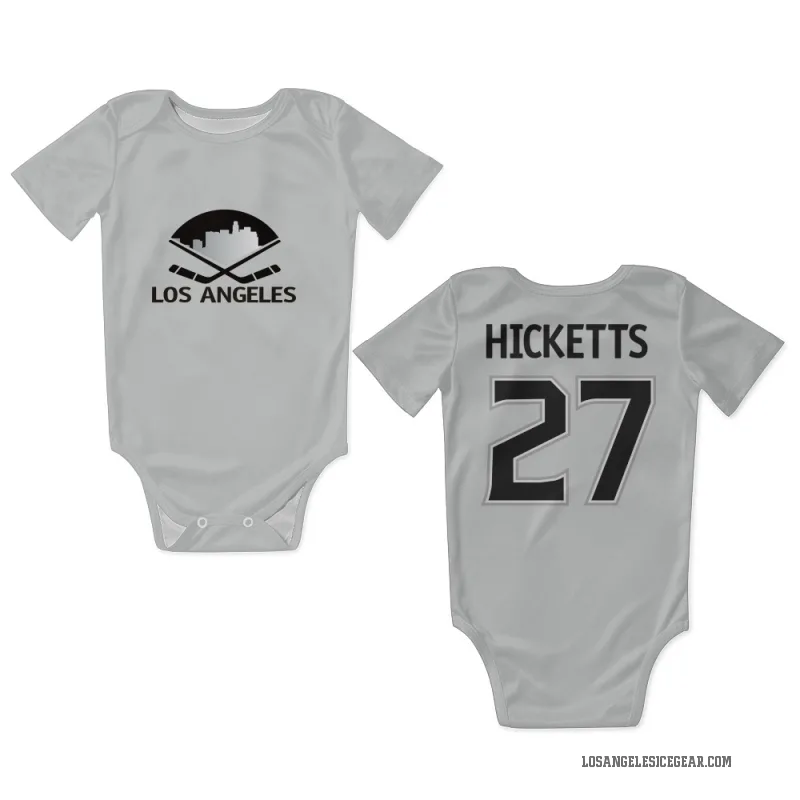 Joe Hicketts  White Los Angeles Kings  Newborn & Infant Bodysuit