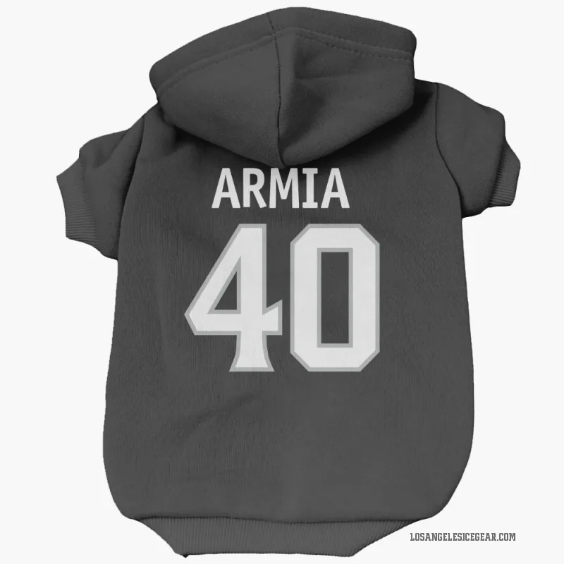 Joel Armia  Black Los Angeles Kings  Cat & Dog Pet Hoodie