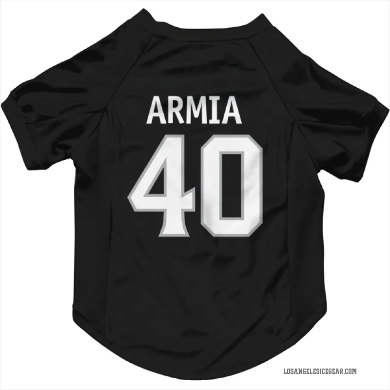 Joel Armia  Black Los Angeles Kings  Cat & Dog Pet Jersey