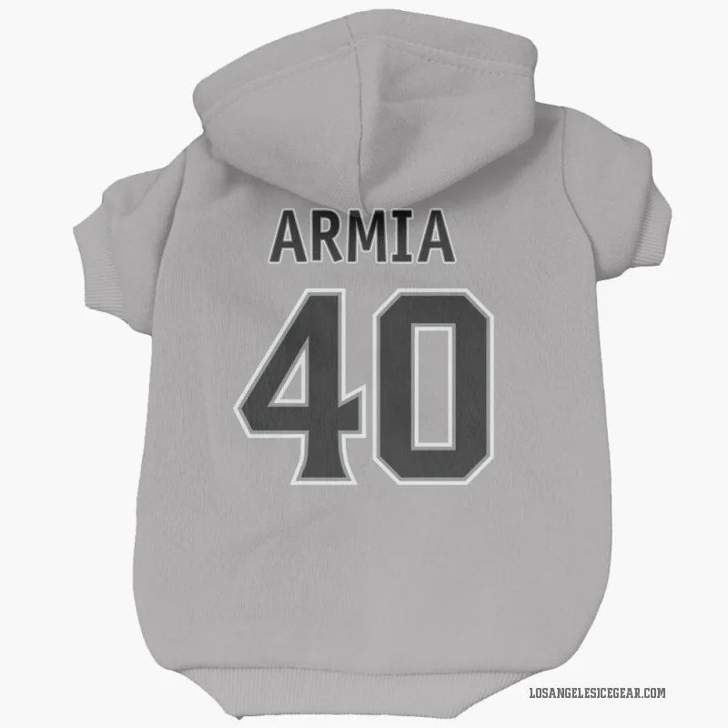 Joel Armia  Gray Los Angeles Kings  Cat & Dog Pet Hoodie