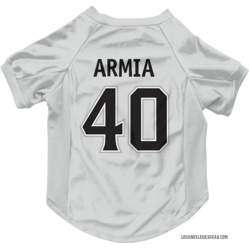 Joel Armia  White Los Angeles Kings  Cat & Dog Pet Jersey